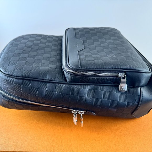 LOUIS VUITTON N40306 Damier Infini Backpack Rucksack Black Men's - Picture 7 of 16